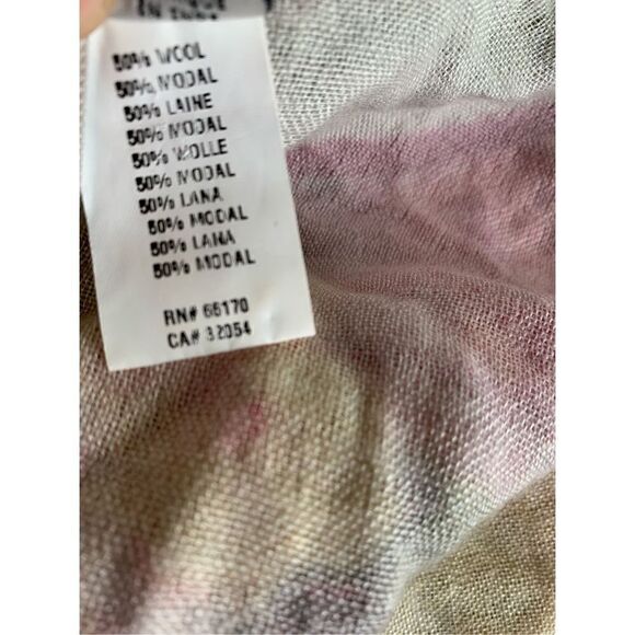 Anthropologie Blank London Kimono Poncho Floral Wool Blend Multicolor One Size - Picture 8 of 8